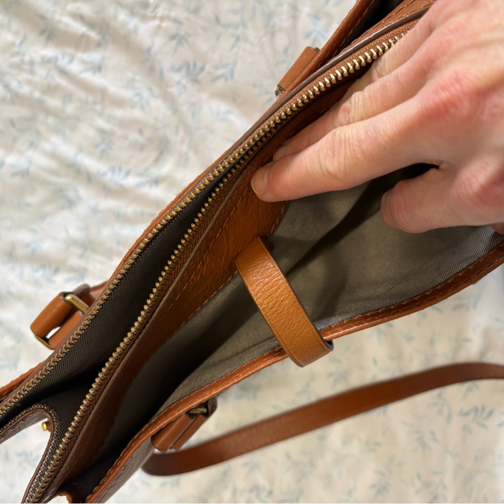 Fossil Leather crossbody - Picture 5 of 6